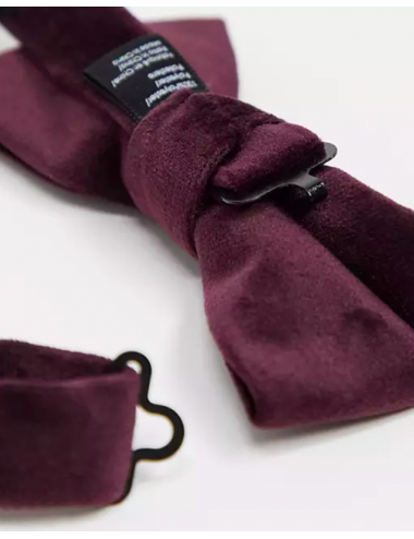 Devils Advocate velvet bow tie