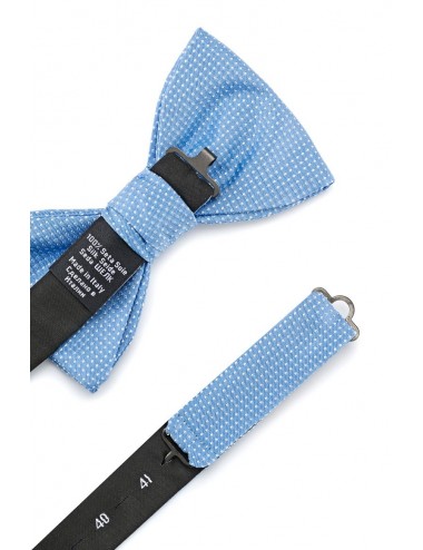 Patterned bow tie in silk...