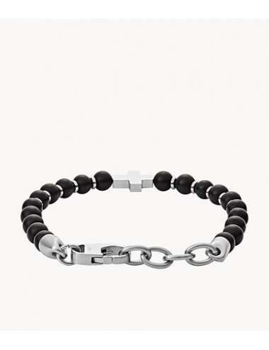 Black Agate and Stainless...