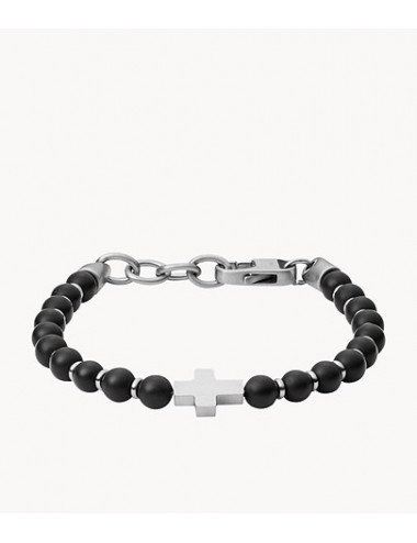 Black Agate and Stainless...