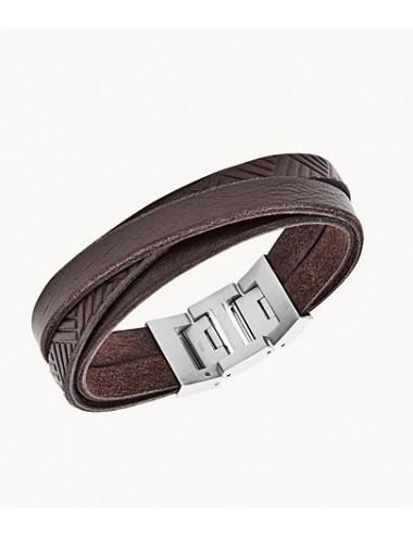 Textured Brown Leather...