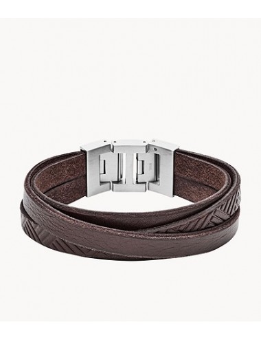 Textured Brown Leather...