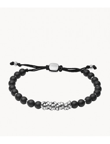 Black Agate Beaded Bracelet