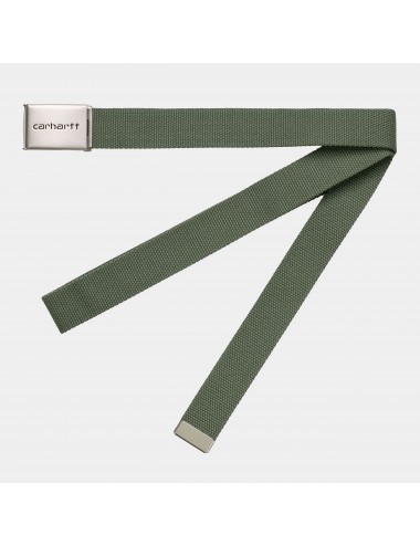 Clip Belt Chrome Dollar Green