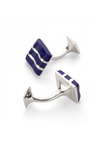 Wave Sterling Silver Cufflinks
