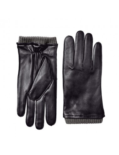 MEN'S LEATHER GLOVES WITH...