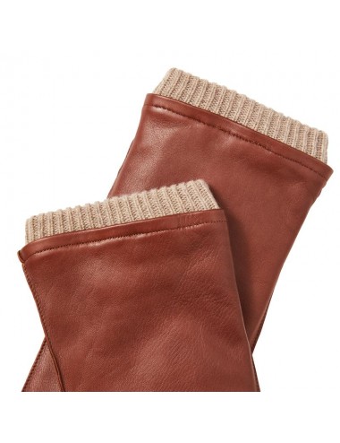 MEN'S LEATHER GLOVES WITH...