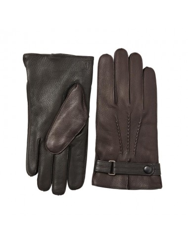 MEN'S LEATHER GLOVES WITH...